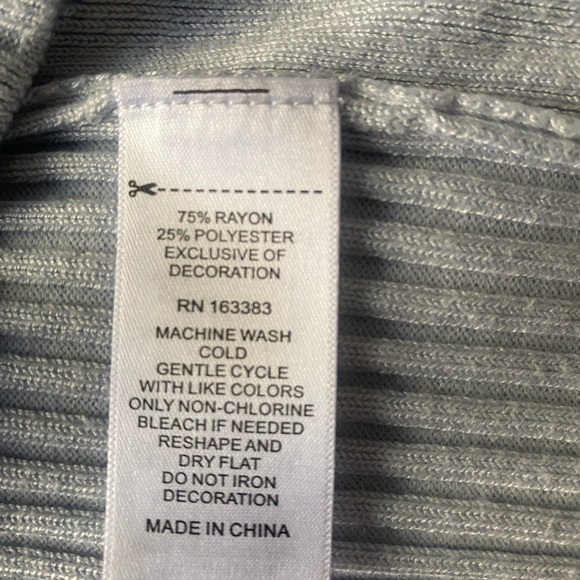 White Ribbed Knit Top - Picture 7 of 7